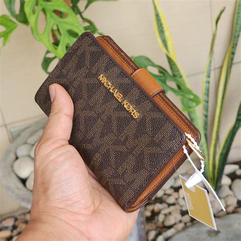 michael kors faux leather wallet|Michael Kors bifold wallet women's.